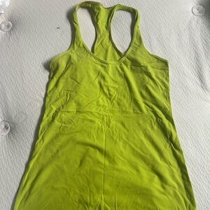 Lululemon Athletica Neon Yellow Tank Top
